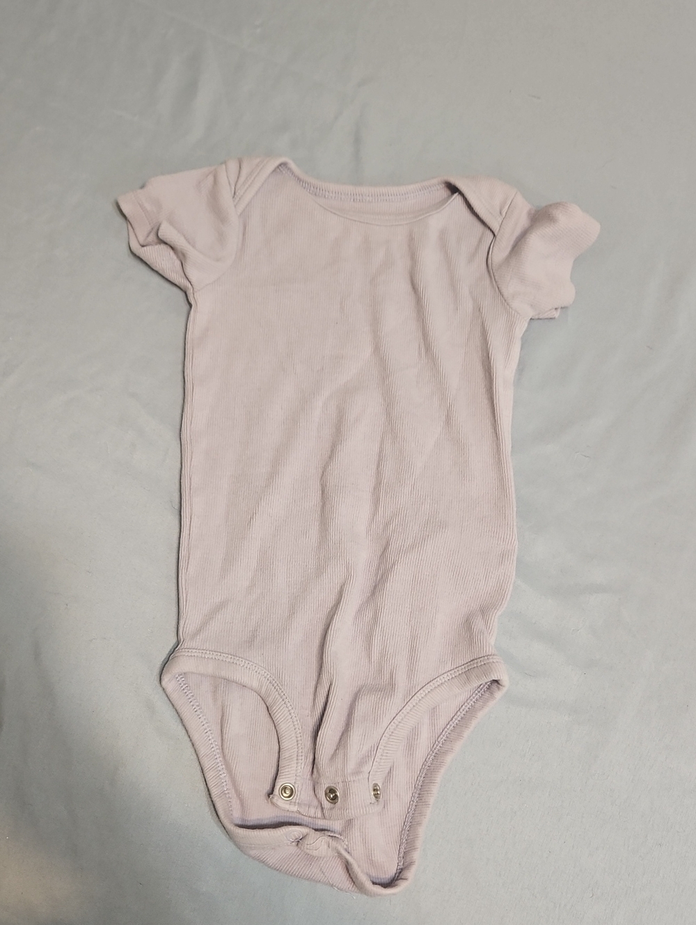 Carter's Light Pink Ribbed Baby One-Piece Bodysuit